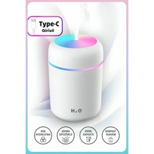 Berdina Home 300ML Işıklı USB Ultrasonik Hava Nemlendirici Buhar Makinesi ve Kokulu Aroma H2O Difüzör Cihazı