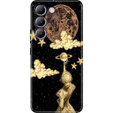 Adasena Vivo V30 Lite Kılıf Desenli Baskılı Tpu Rubber Kapak MARS9999