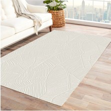 Jassrug Rölyef Halı 80X150 Garden Krem