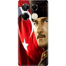 Adasena Infinix Note 40 Pro 5g Kılıf Desenli Baskılı Tpu Rubber Kapak Mustafa Kemal