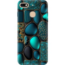 Adasena General Mobile Gm 8 Go Kılıf Desenli Baskılı Tpu Rubber Kapak Marble