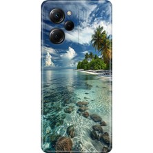 Adasena Xiaomi Poco X5 Pro 5g Kılıf Desenli Baskılı Tpu Rubber Kapak Maldivler 50