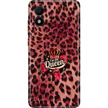 Adasena Tcl 303 Kılıf Desenli Baskılı Tpu Rubber Kapak Queen