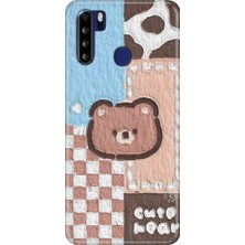 Senada Reeder P13 Blue Max 6.49" Kılıf Desenli Baskılı Tpu Rubber Kapak Ayıcık