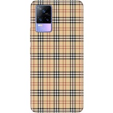 Senada Vivo V21E Kılıf Desenli Baskılı Tpu Rubber Kapak Burber