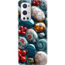 Senada Oneplus 9 Pro Kılıf Desenli Baskılı Tpu Rubber Kapak Çakıl Taşları