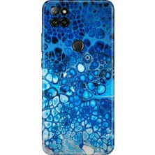 Senada Casper Via E30 Kılıf Desenli Baskılı Tpu Rubber Kapak Derin Mavi