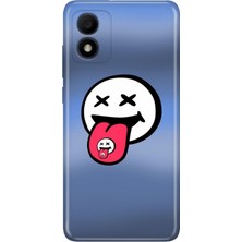 Adasena Tcl 303 Kılıf Desenli Baskılı Tpu Rubber Kapak Smile For You