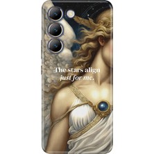 Adasena Vivo V30 Lite Kılıf Desenli Baskılı Tpu Rubber Kapak Stars