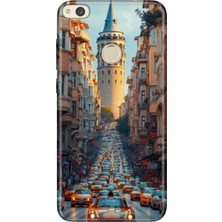 Senada Huawei P9 Lite 2017 Kılıf Desenli Baskılı Tpu Rubber Kapak Galata Francisco