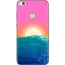 Senada Huawei P9 Lite 2017 Kılıf Desenli Baskılı Tpu Rubber Kapak Güneşin Doğumu