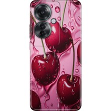 Senada Oppo Reno 11F Kılıf Desenli Baskılı Tpu Rubber Kapak Kirazın Dansı
