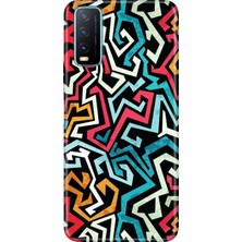 Senada Vivo Y11S Y20 Y20S Kılıf Desenli Baskılı Tpu Rubber Kapak Graffiti