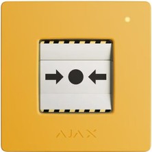 AJAX Manual Call Point, Kablosuz, KIRBAS BUTONU NC, Sarı