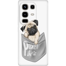 Adasena Infinix Note 50 Pro 5g Kılıf Desenli Baskılı Tpu Rubber Kapak Pocket Pug