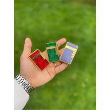 Yandan Ateşli Metal Şık Görünümlü Lüx Çakmak