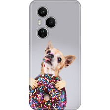 Senada Honor 400 Pro Kılıf Desenli Baskılı Tpu Rubber Kapak Donut-Dog