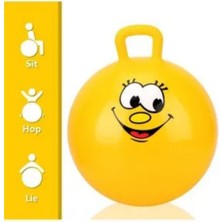 Zıp Zıp Pilates Topu Çocuk Zıplama Topu 50 cm 90 kg Taşıma Kapasitesi  Azaklı