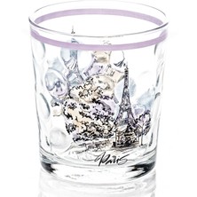 Marsilyan Meşrubat Bardağı Paris Desenli 1 Adet ROYALEKS-SGM08603