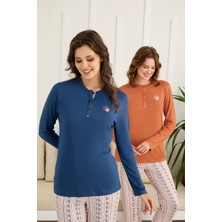 Nightlove Kadın Uzun Kollu Pijama Takımı
