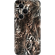 Adasena Honor 400 Pro Kılıf Desenli Baskılı Tpu Rubber Kapak Leopar Sanat