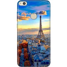 Adasena Huawei P9 Lite 2017 Kılıf Desenli Baskılı Tpu Rubber Kapak Pariste Bir Gün