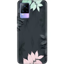 Adasena Vivo V21E Kılıf Desenli Baskılı Tpu Rubber Kapak Spring