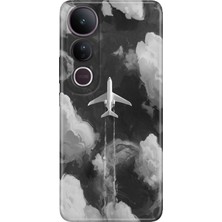 Senada Vivo V50 Lite Kılıf Desenli Baskılı Tpu Rubber Kapak Bulutların Arasında