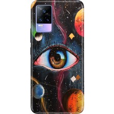 Senada Vivo V21E Kılıf Desenli Baskılı Tpu Rubber Kapak Hayal Gücü