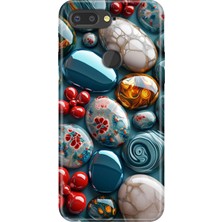 Senada General Mobile Gm 9 Pro Kılıf Desenli Baskılı Tpu Rubber Kapak Çakıl Taşları