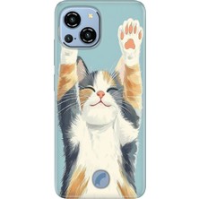 Senada Reeder S23 Pro Max Kılıf Desenli Baskılı Tpu Rubber Kapak Eller Yukarı