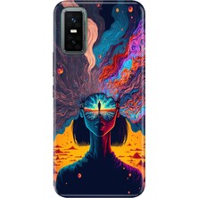 Senada Infinix Gt 30 Pro Kılıf Desenli Baskılı Tpu Rubber Kapak Girdap