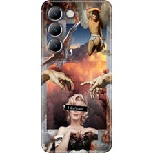 Senada Vivo V30 Lite Kılıf Desenli Baskılı Tpu Rubber Kapak Dont Care