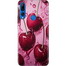 Senada Huawei Y9 Prime 2019 Kılıf Desenli Baskılı Tpu Rubber Kapak Kirazın Dansı