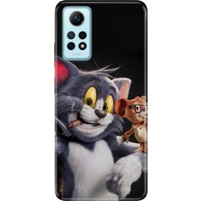 Senada Xiaomi Redmi Note 12 Pro 4g Kılıf Desenli Baskılı Tpu Rubber Kapak Jerry And-Tom