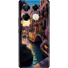 Adasena Infinix Note 40 Pro 5g Kılıf Desenli Baskılı Tpu Rubber Kapak Venedik