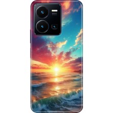 Adasena Vivo Y22S Y35 Kılıf Desenli Baskılı Tpu Rubber Kapak Okyanus