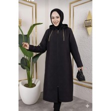 Glr & Gym Tilbe Kadın Büyük Beden Mevsimlik  Örme Kapitone Ceket/mont