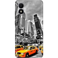 Adasena Tcl 303 Kılıf Desenli Baskılı Tpu Rubber Kapak Newyork Aşkı