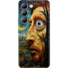 Adasena Vivo V30 Lite Kılıf Desenli Baskılı Tpu Rubber Kapak Nft