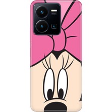 Adasena Vivo Y22S Y35 Kılıf Desenli Baskılı Tpu Rubber Kapak Minnie Love