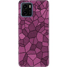 Adasena Vivo Y15S Kılıf Desenli Baskılı Tpu Rubber Kapak Pinkwall