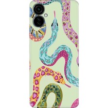 Adasena Tecno Camon 19 Neo Kılıf Desenli Baskılı Tpu Rubber Kapak Snakes