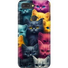 Senada General Mobile Gm 9 Pro Kılıf Desenli Baskılı Tpu Rubber Kapak Kedi Ordusu