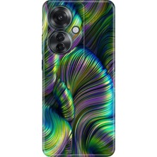 Senada Oppo Reno 11F Kılıf Desenli Baskılı Tpu Rubber Kapak Holographic