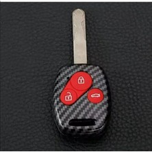 Stilix Garage Honda Civic Fd6 Crv Accord Uyumlu 3 Tuşlu Karbon Anahtar Koruma Kılıfı 2.resime Bakınız
