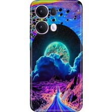 Senada Oppo Reno 13 Pro Kılıf Desenli Baskılı Tpu Rubber Kapak Dream Road