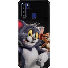 Senada Reeder P13 Blue Max 6.49" Kılıf Desenli Baskılı Tpu Rubber Kapak Jerry And-Tom