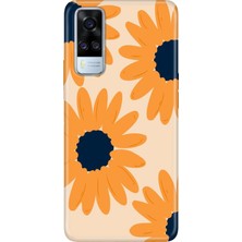 Senada Vivo Y51 Kılıf Desenli Baskılı Tpu Rubber Kapak Flower Draw