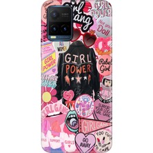 Senada Vivo Y21S Kılıf Desenli Baskılı Tpu Rubber Kapak Girl Power